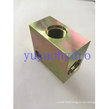 Hydraulic Flange Connector and Block Components